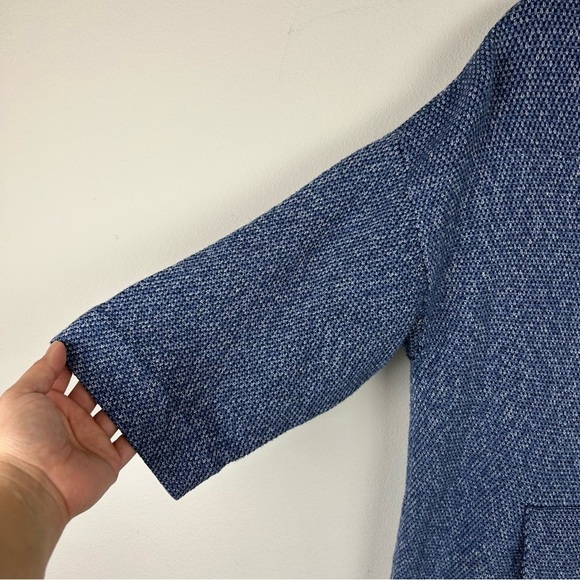 PureJill J. Jill Cotton marled long sleeve cowl neck sweater size: M Petite - Picture 5 of 11